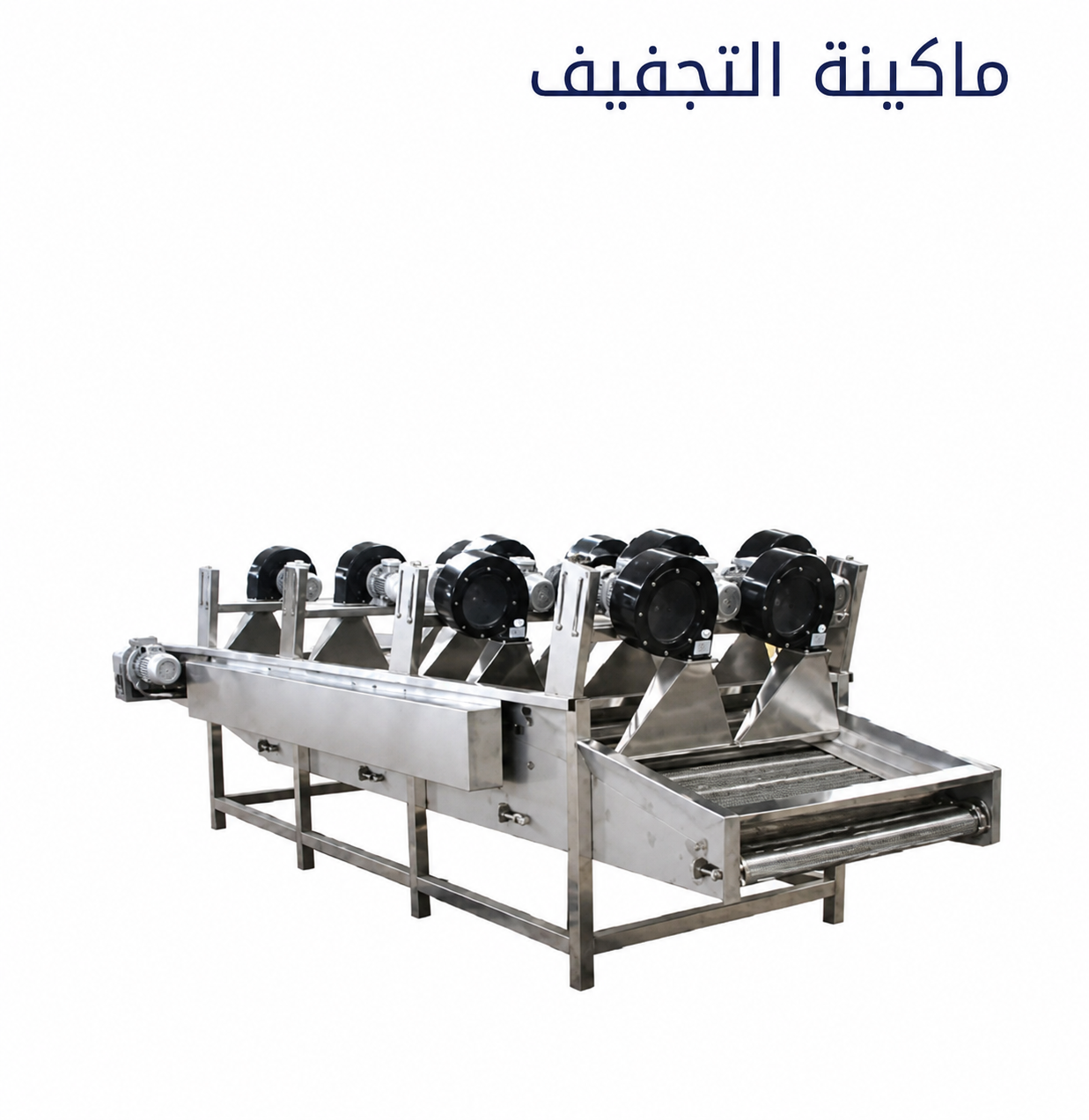خط إنتاج بطاطس — الغسيل والتقشير